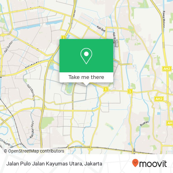 Jalan Pulo Jalan Kayumas Utara map