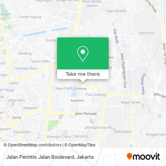 Jalan Perintis Jalan Boulevard map