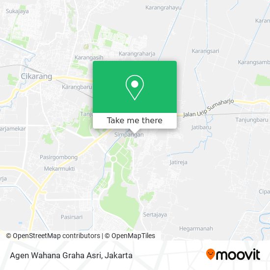 Agen Wahana Graha Asri map