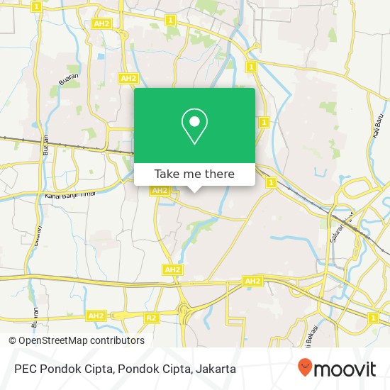 PEC Pondok Cipta, Pondok Cipta map