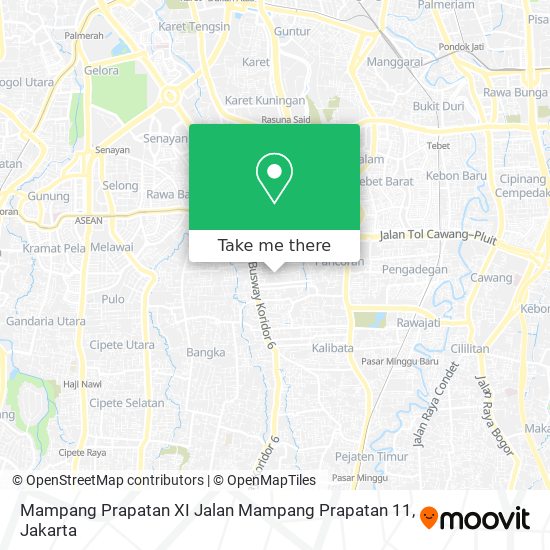 Mampang Prapatan XI Jalan Mampang Prapatan 11 map