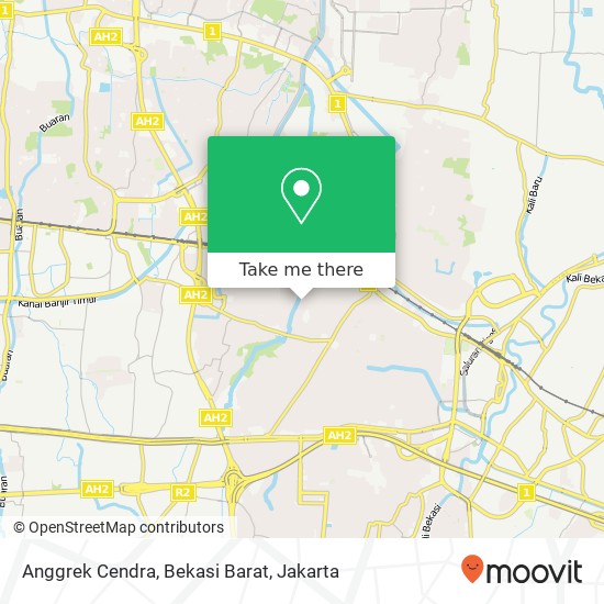 Anggrek Cendra, Bekasi Barat map