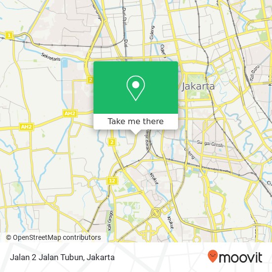 Jalan 2 Jalan Tubun map