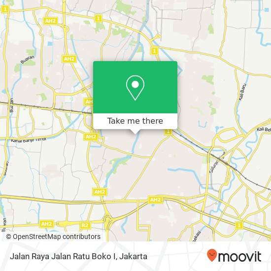 Jalan Raya Jalan Ratu Boko I map