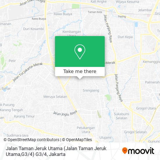 Jalan Taman Jeruk Utama (Jalan Taman Jeruk Utama,G3 / 4) G3 / 4 map