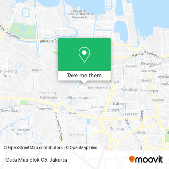 Duta Mas blok C5 map