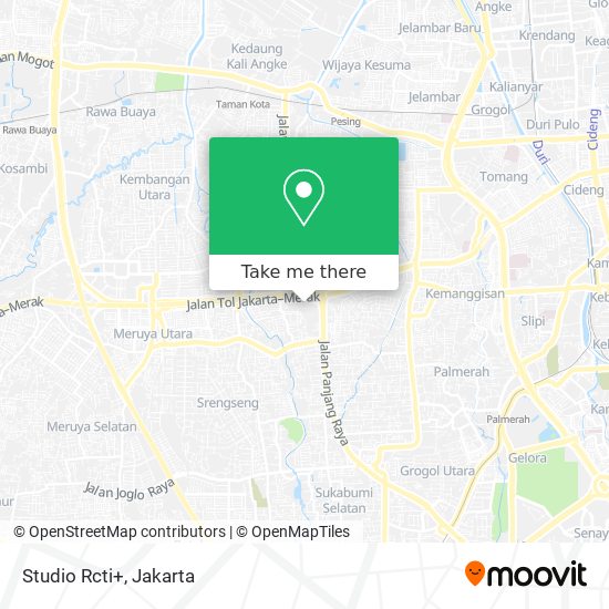 Studio Rcti+ map