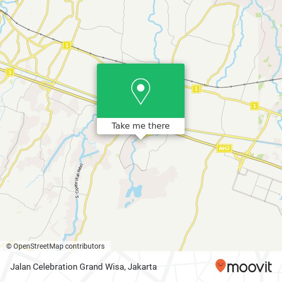 Jalan Celebration Grand Wisa map