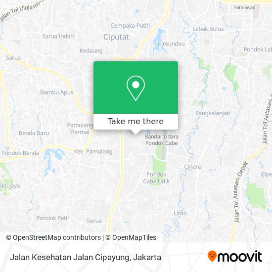 Jalan Kesehatan Jalan Cipayung map
