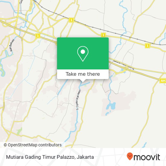 Mutiara Gading Timur Palazzo map