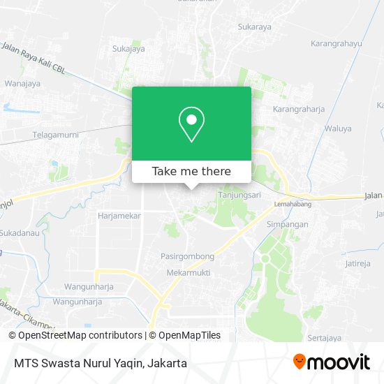 MTS Swasta Nurul Yaqin map