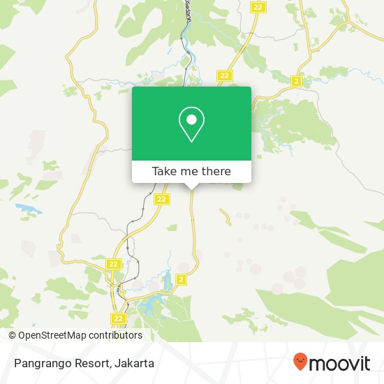 Pangrango Resort map