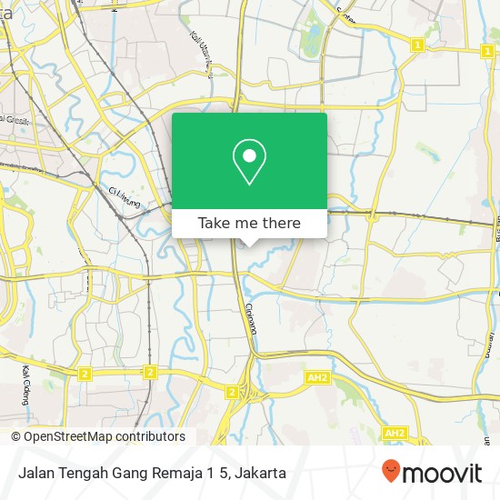 Jalan Tengah Gang Remaja 1 5 map