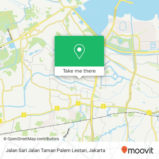 Jalan Sari Jalan Taman Palem Lestari map