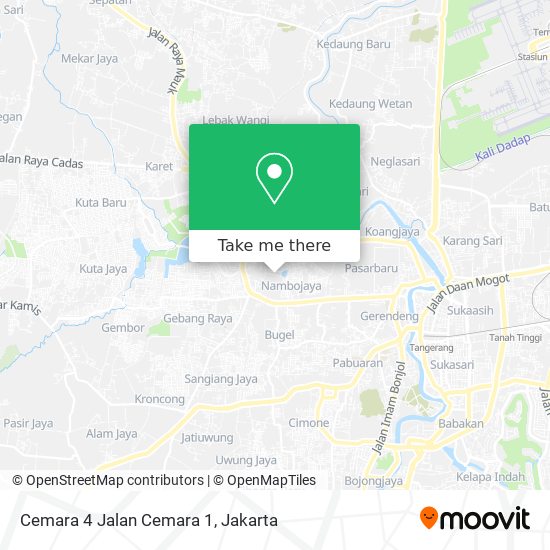 Cemara 4 Jalan Cemara 1 map