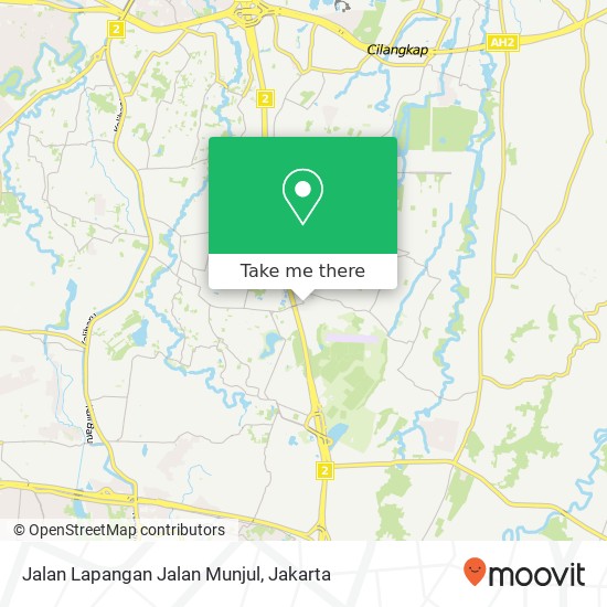 Jalan Lapangan Jalan Munjul map