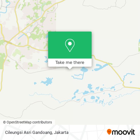 Cileungsi Asri Gandoang map