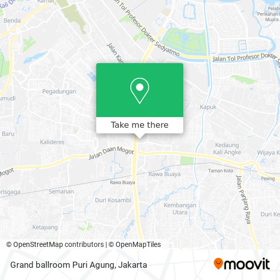 Grand ballroom Puri Agung map