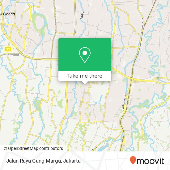 Jalan Raya Gang Marga map