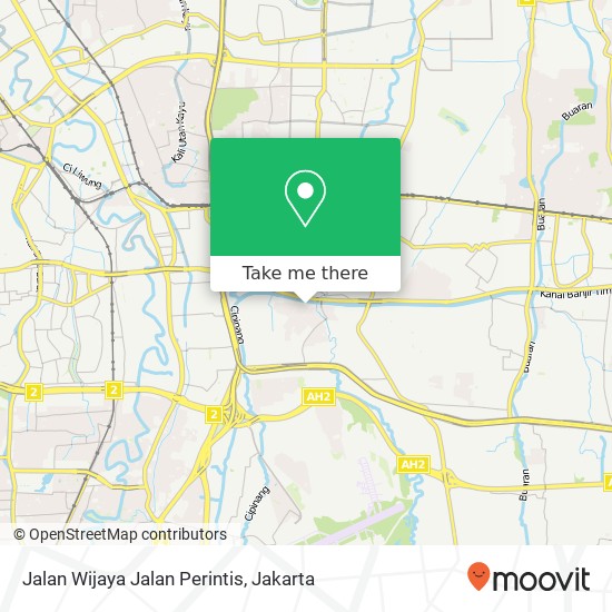 Jalan Wijaya Jalan Perintis map