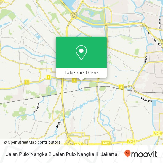 Jalan Pulo Nangka 2 Jalan Pulo Nangka II map