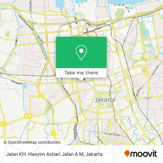 Jalan KH. Hasyim Ashari Jalan A M map