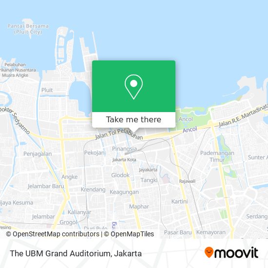 The UBM Grand Auditorium map