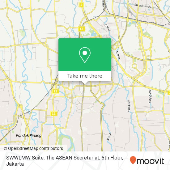 SWWLMW Suite, The ASEAN Secretariat, 5th Floor map