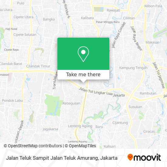 Jalan Teluk Sampit Jalan Teluk Amurang map