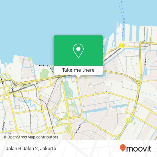 Jalan B Jalan 2 map