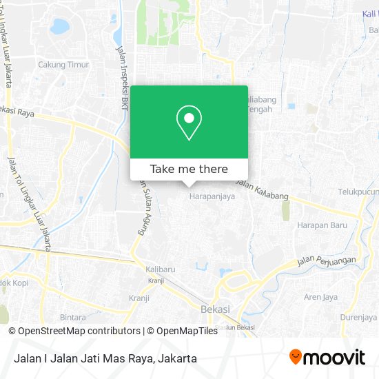 Jalan I Jalan Jati Mas Raya map