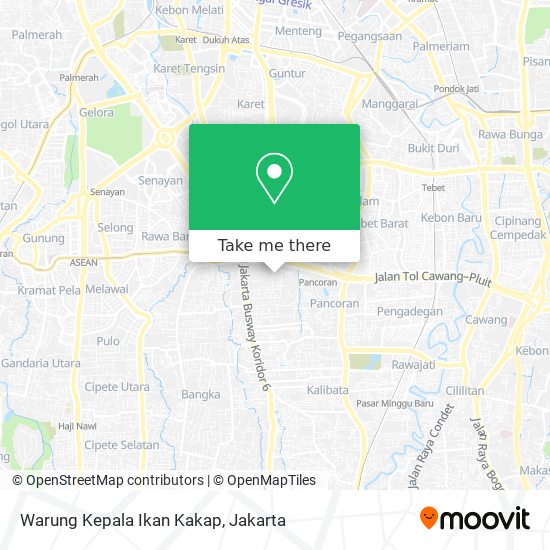 Warung Kepala Ikan Kakap map