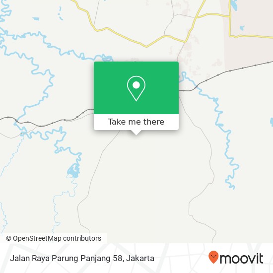 Jalan Raya Parung Panjang 58 map