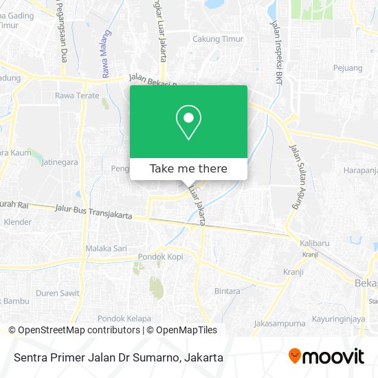 Sentra Primer Jalan Dr Sumarno map