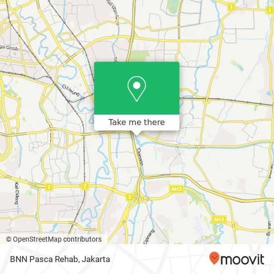 BNN Pasca Rehab map