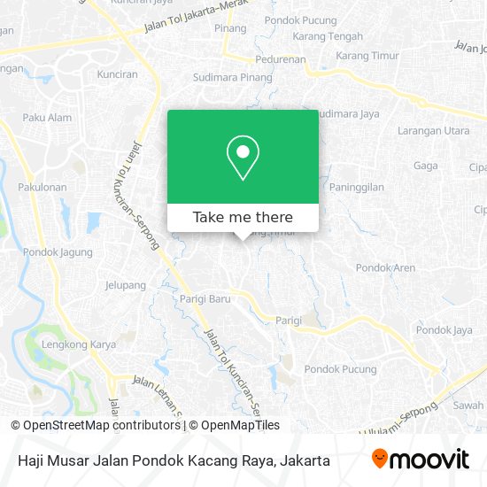 Haji Musar Jalan Pondok Kacang Raya map
