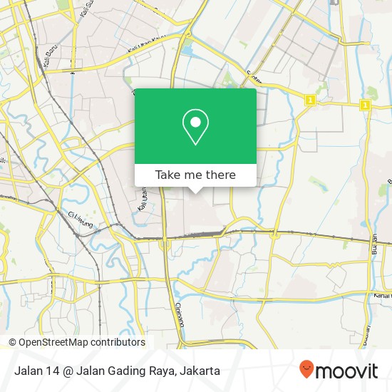 Jalan 14 @ Jalan Gading Raya map