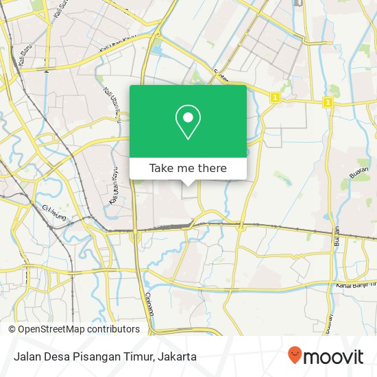 Jalan Desa Pisangan Timur map