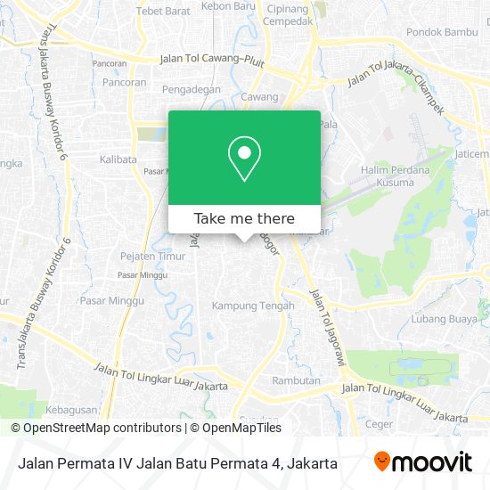 Jalan Permata IV Jalan Batu Permata 4 map