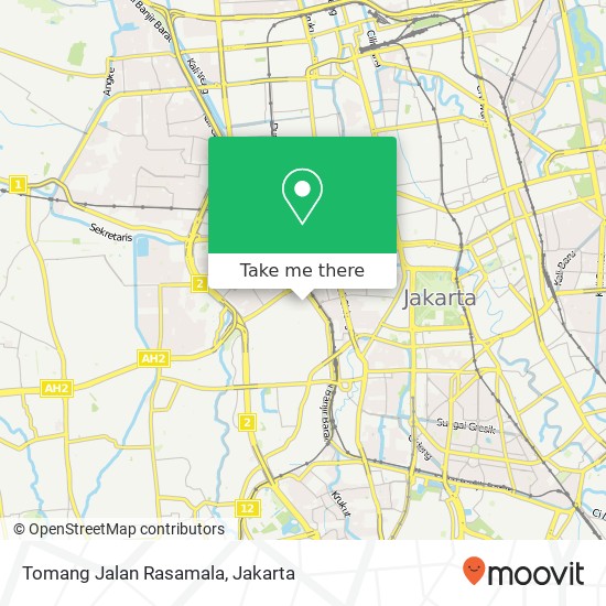 Tomang Jalan Rasamala map