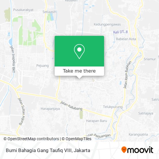 Bumi Bahagia Gang Taufiq VIII map