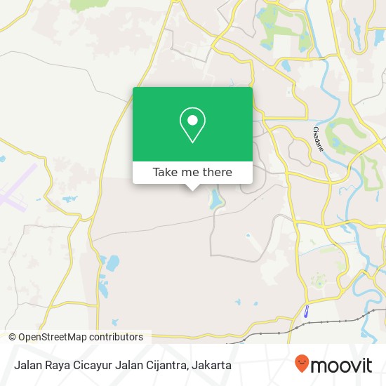 Jalan Raya Cicayur Jalan Cijantra map