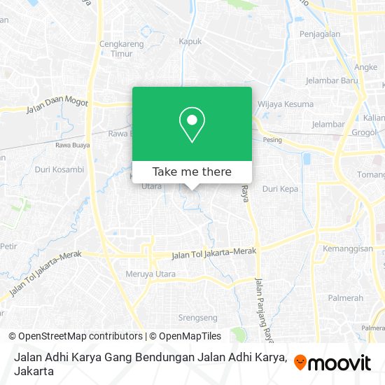 Jalan Adhi Karya Gang Bendungan Jalan Adhi Karya map