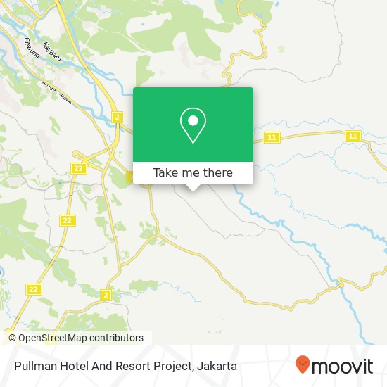 Pullman Hotel And Resort Project map