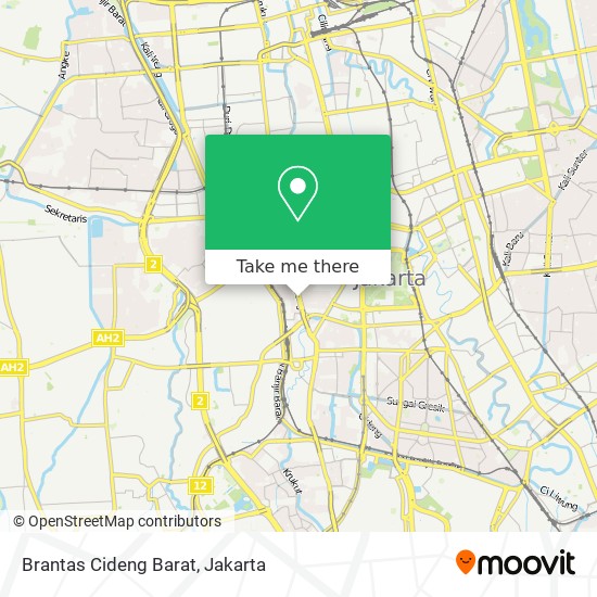 Brantas Cideng Barat map