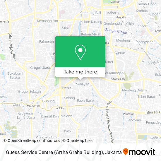 Guess Service Centre (Artha Graha Building) map