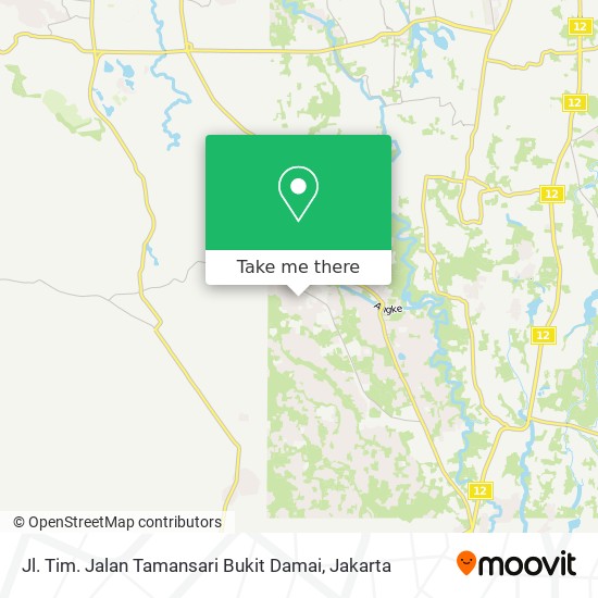 Jl. Tim. Jalan Tamansari Bukit Damai map