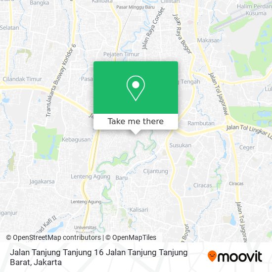 Jalan Tanjung Tanjung 16 Jalan Tanjung Tanjung Barat map