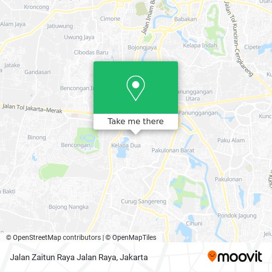 Jalan Zaitun Raya Jalan Raya map