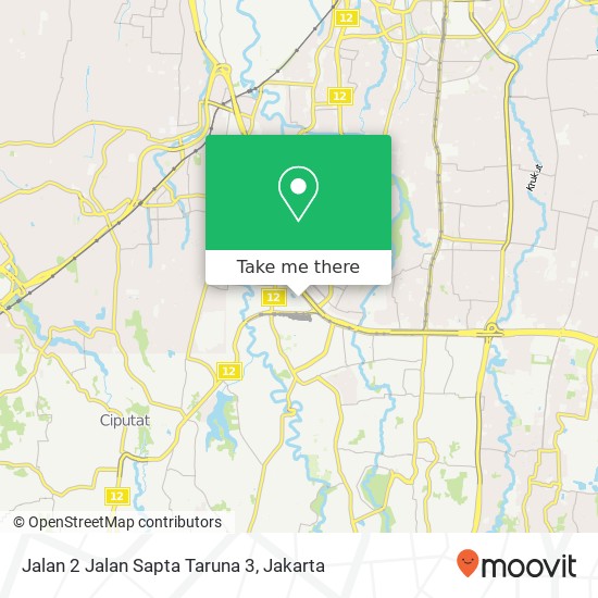 Jalan 2 Jalan Sapta Taruna 3 map